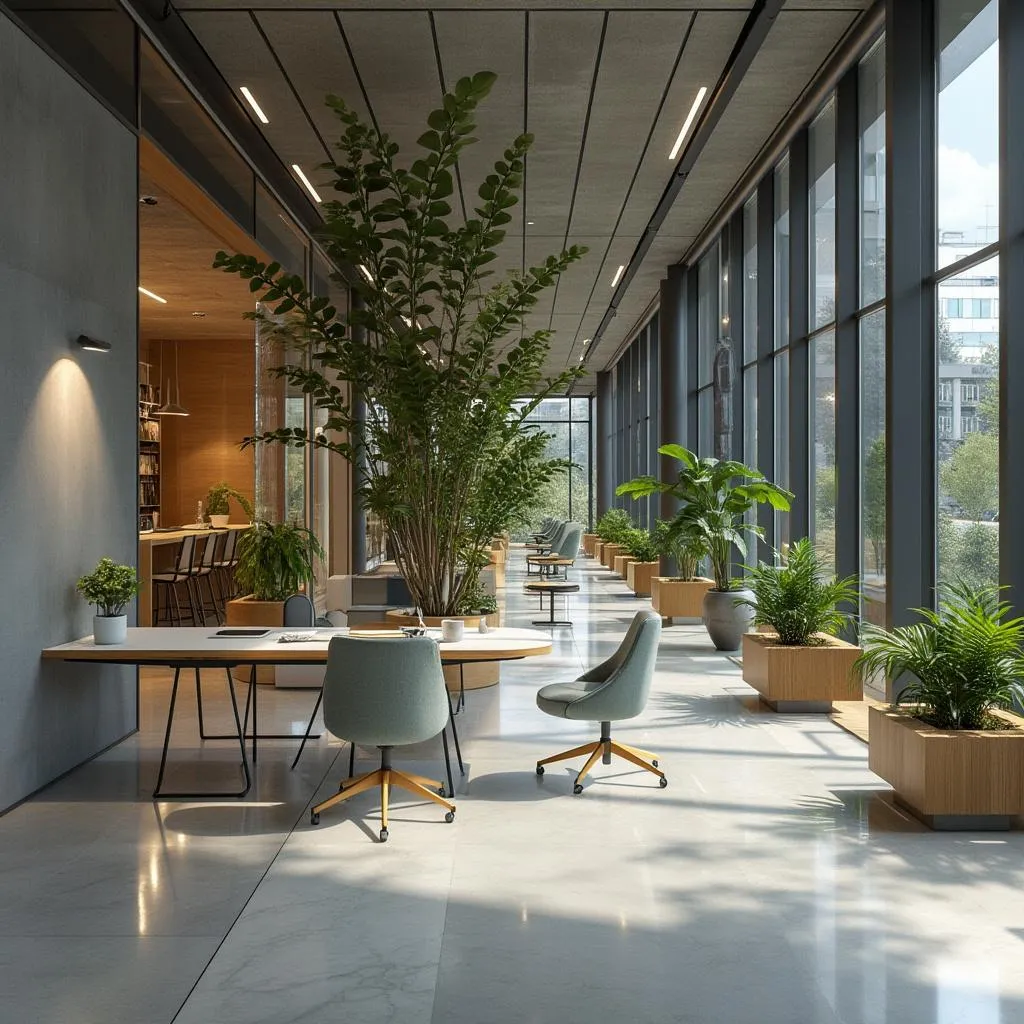 Bureaux modernes de FinanceAI à Paris